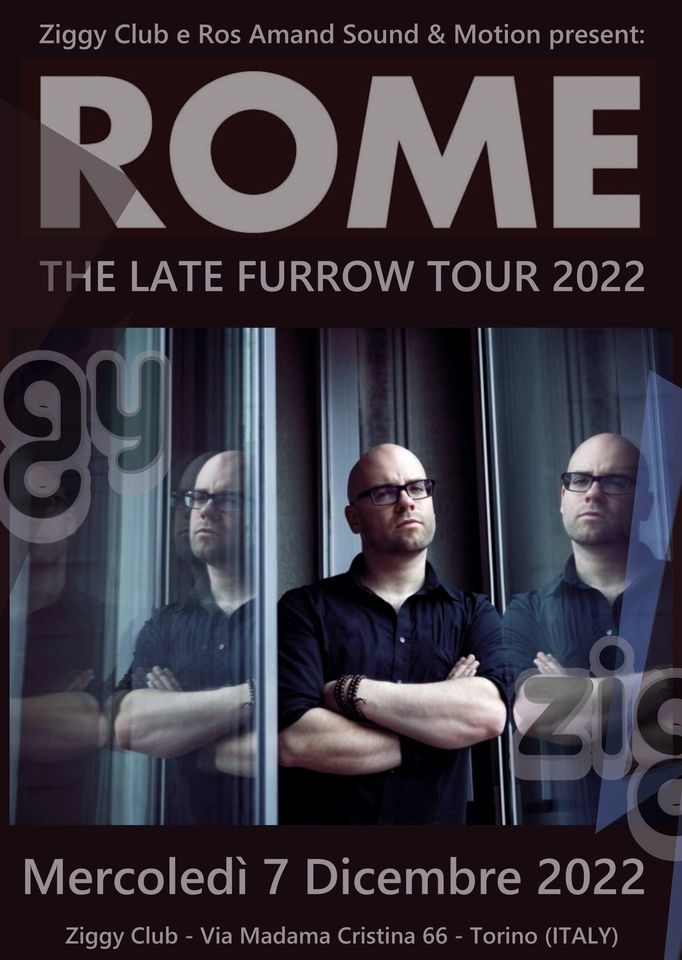 ROME (Jerome Reuter) The Late Furrow Tour 2022