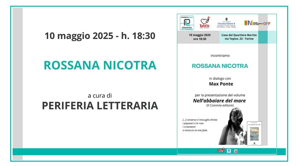 Incontro con la poesia di Rossana Nicotra
