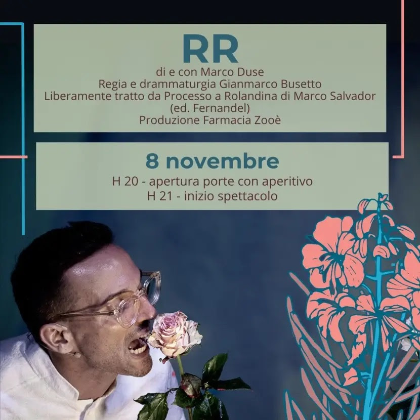 Farmacia Zooè, R.R. di e con Marco Duse