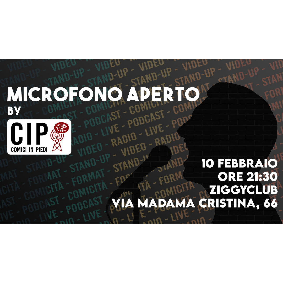 Microfono Aperto dei Comici in Piedi