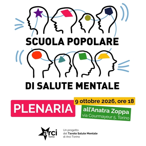 Scuola Popolare di Salute Mentale: plenaria aperta venerdì 9 ottobre all’Anatra Zoppa