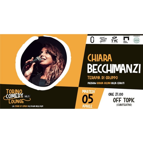 Chiara Becchimanzi [NUOVA DATA] @ Torino Comedy Lounge OFF TOPIC