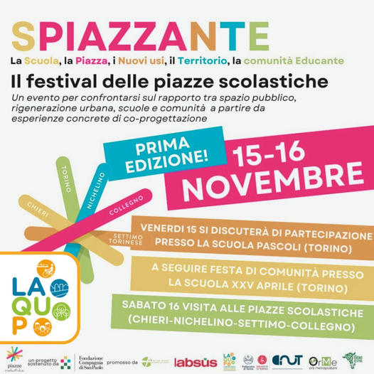 SPIAZZANTE - Il Festival delle Piazze Scolastiche