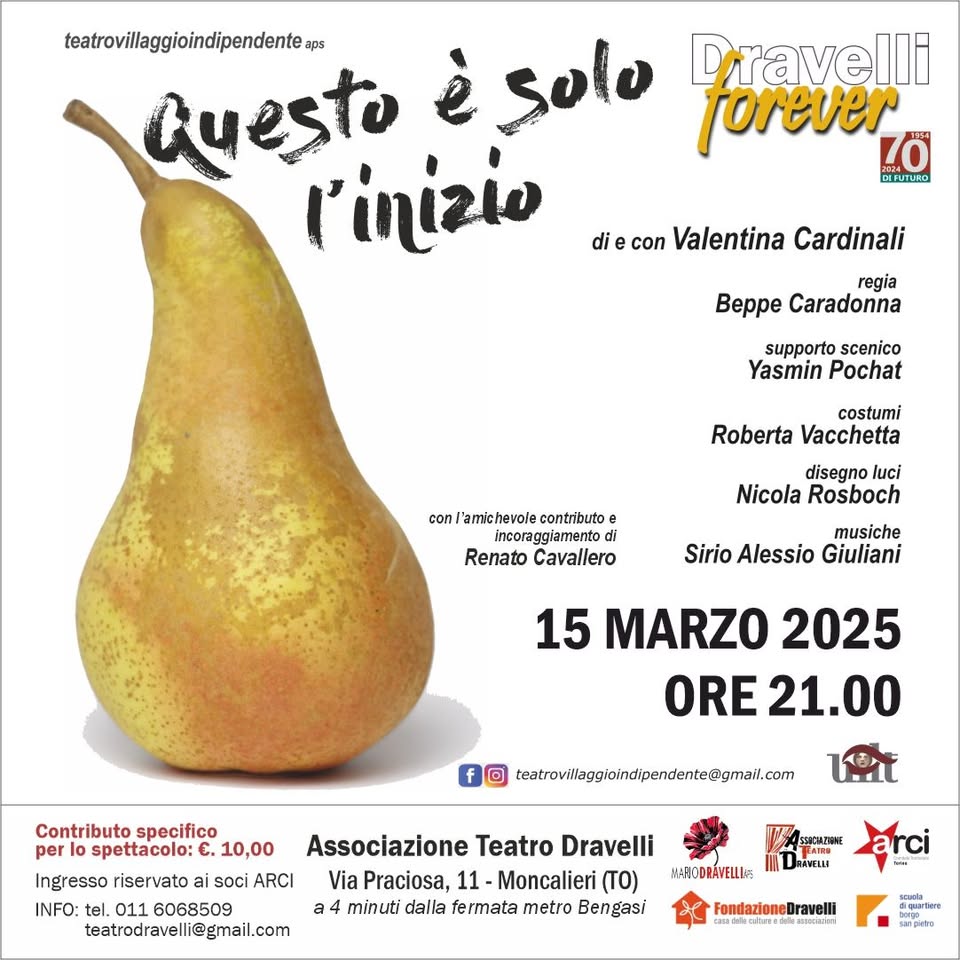 Spettacolo Teatrale "Questo è solo l'inizio" 