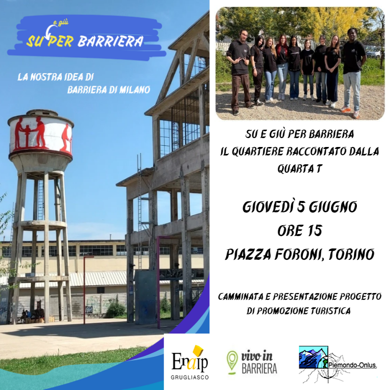 "SU (e giù) PER BARRIERA" e "#ECCELLENZEDIBARRIERA" – camminata gratuita e pubblicazione