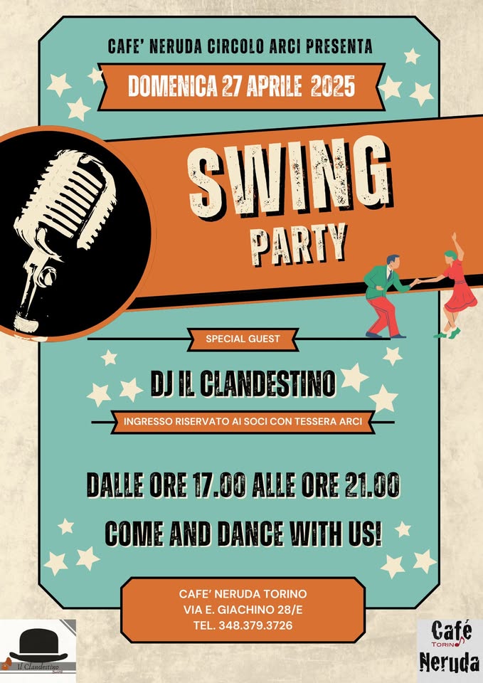SWING PARTY CON "IL CLANDESTINO DJ"