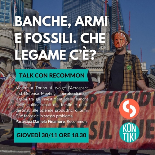TALK: BANCHE, ARMI E FOSSILE 