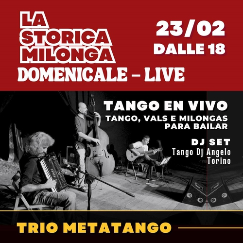 Tango Sociale en Vivo - La storica Milonga Domenicale LIVE
