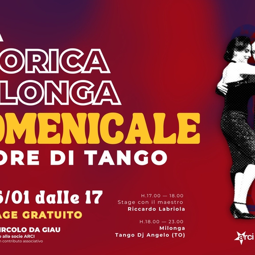 Tango Sociale - La storica Milonga Domenicale
