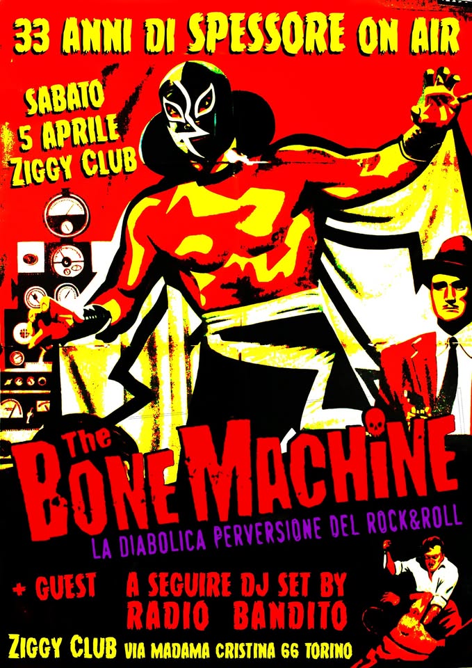 THE BONE MACHINE + Guest / DJSET RADIO BANDITO
