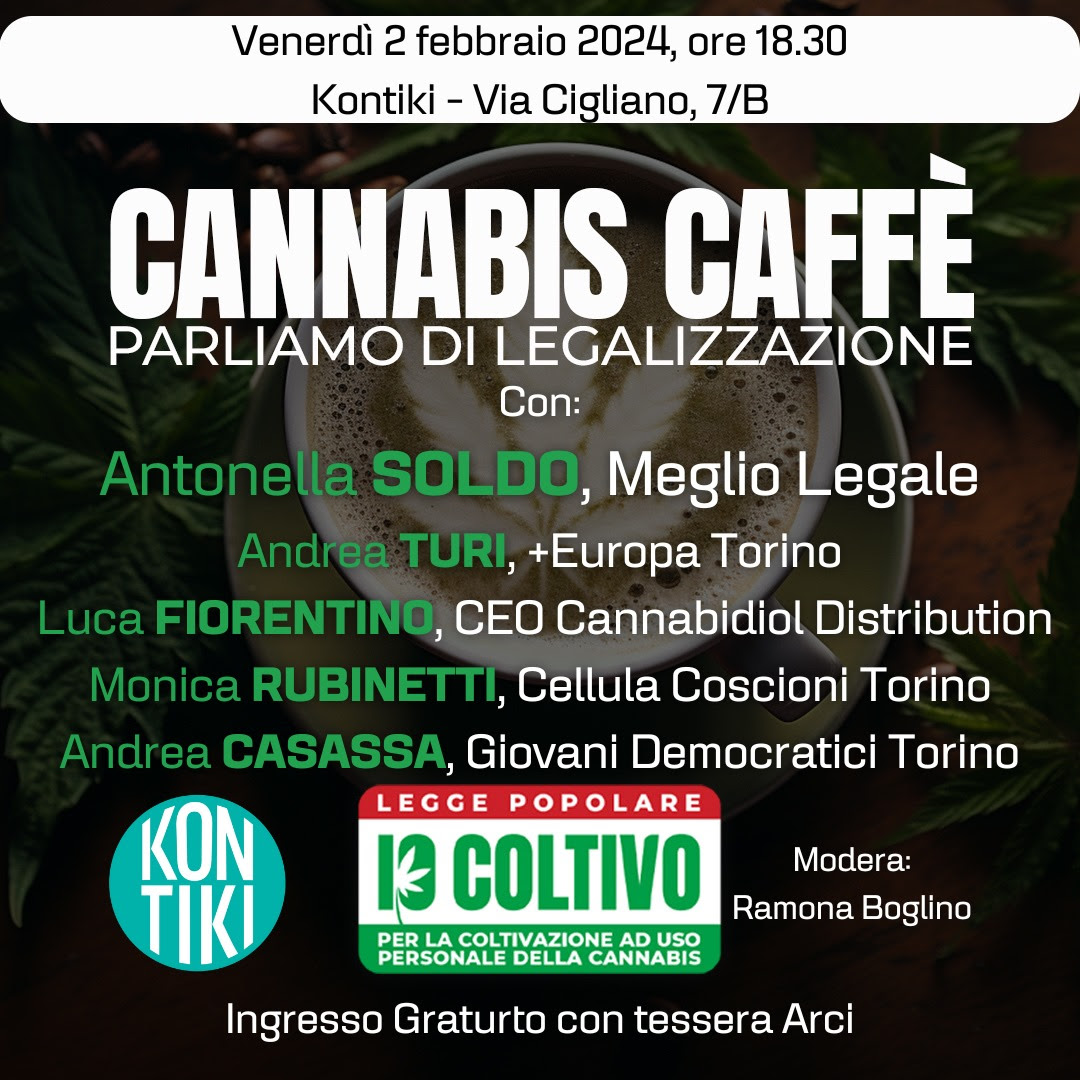 CANNABIS CAFE'. Parliamo di legalizzazione
