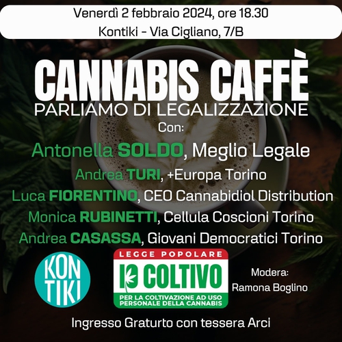 CANNABIS CAFE'. Parliamo di legalizzazione