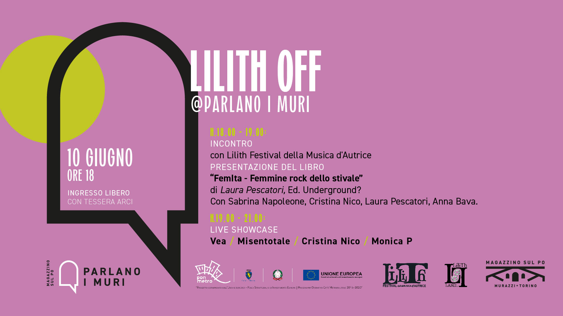 LILITH OFF@PARLANO I MURI