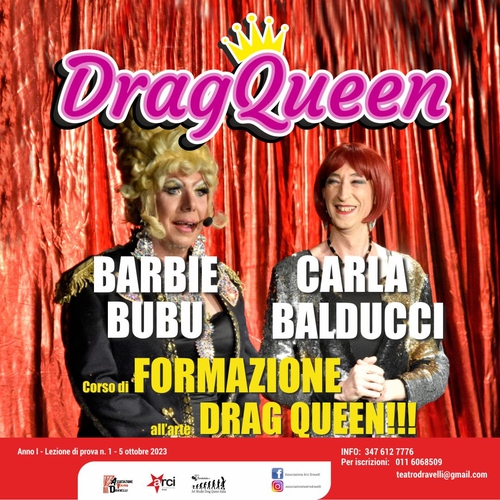 Corso di formazione all'arte Drag Queen. Dal 5 Ottobre