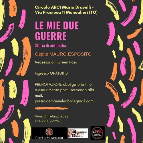 Incontro con Libera contro le Mafie e Mauro Esposito