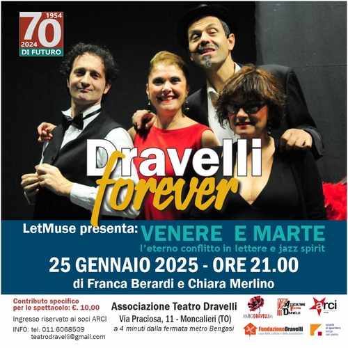 VENERE E MARTE - l'eterno conflitto in lettere e jazz spirit