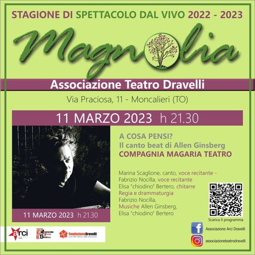 MAGNOLIA  STAGIONE DI SPETTACOLO DAL VIVO 2022/2023