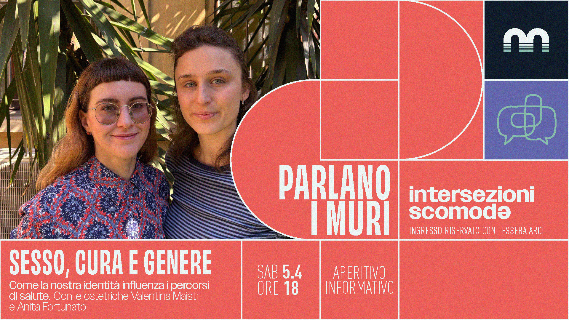 SESSO, CURA E GENERE – COME L’IDENTITÀ INFLUENZA I PERCORSI DI SALUTE, CON VALENTINA MAISTRI E ANITA FORTUNATO (OSTETRICHE)