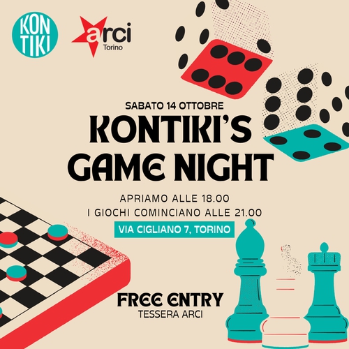 Kontiki's GAME NIGHT 