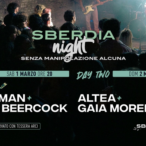 SBERDIA NIGHT – SENZA MANIPOLAZIONE ALCUNA