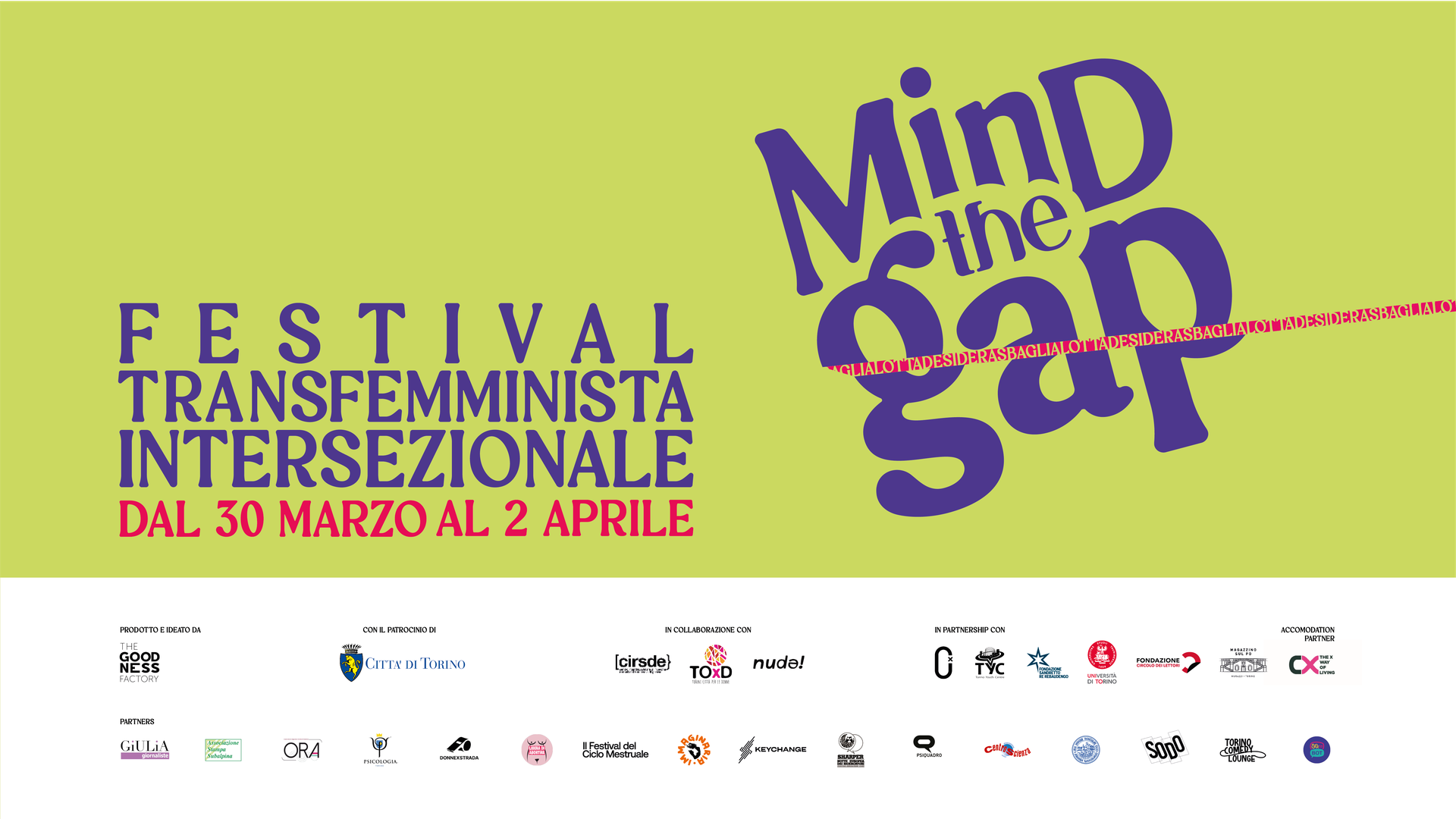 MIND THE GAP “Desidera, sbaglia, lotta" Festival Transfemminista Intersezionale di Torino - III edizione