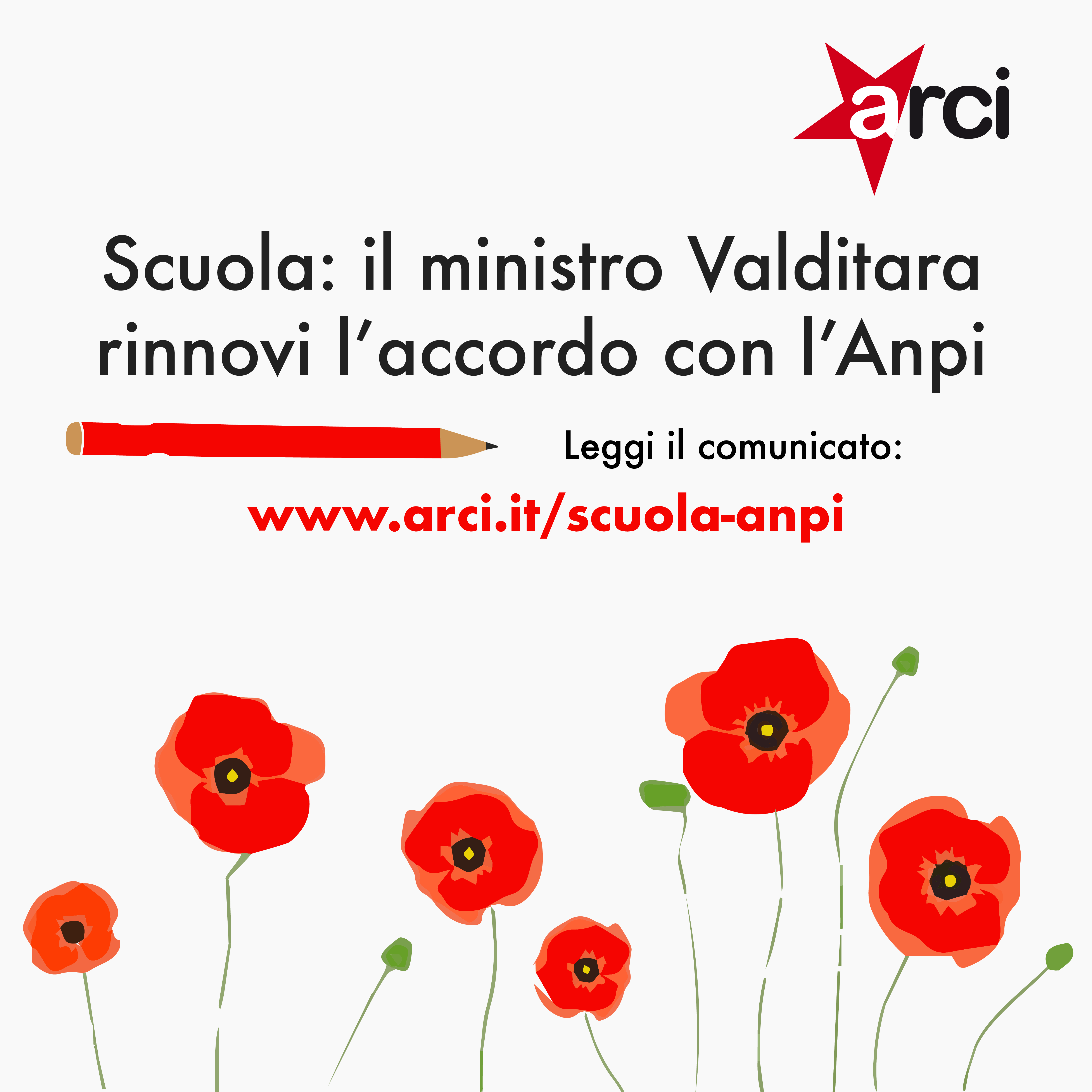 Scuola: il ministro Valditara rinnovi l’accordo con l’Anpi