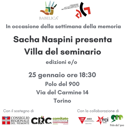 Sacha Naspini presenta "Villa del seminario" al Polo del 900 – Anteprima Nazionale