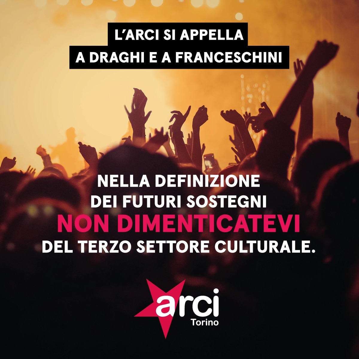 L’Arci si appella a Draghi e a Franceschini: “nella definizione dei futuri sostegni non dimenticatevi del terzo settore culturale”