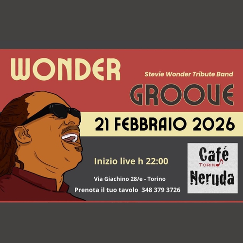 WONDER GROOVE "Steve Wonder Tribute Band"