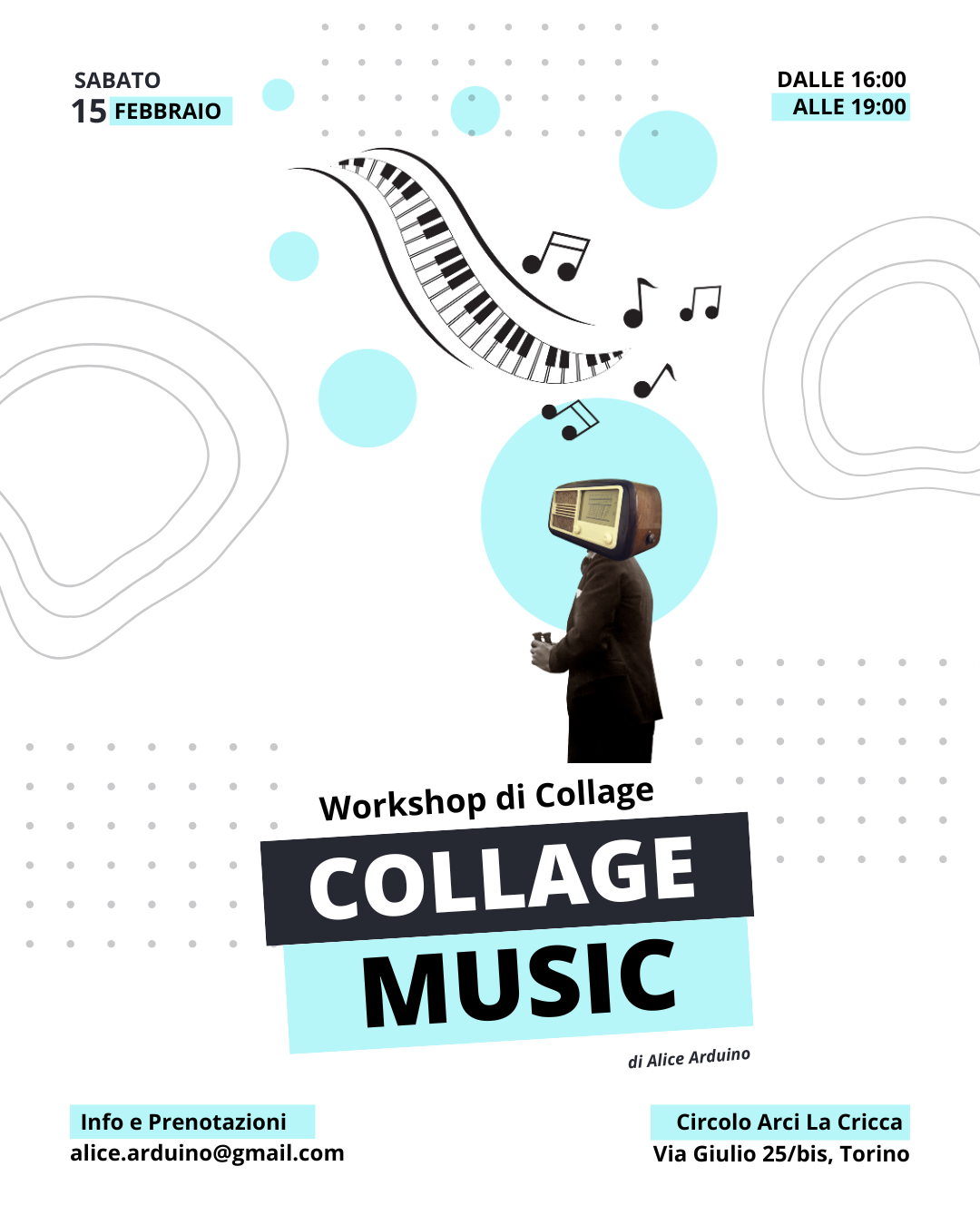 Workshop di Collage Music – Un Viaggio Creativo nel Mondo della Musica