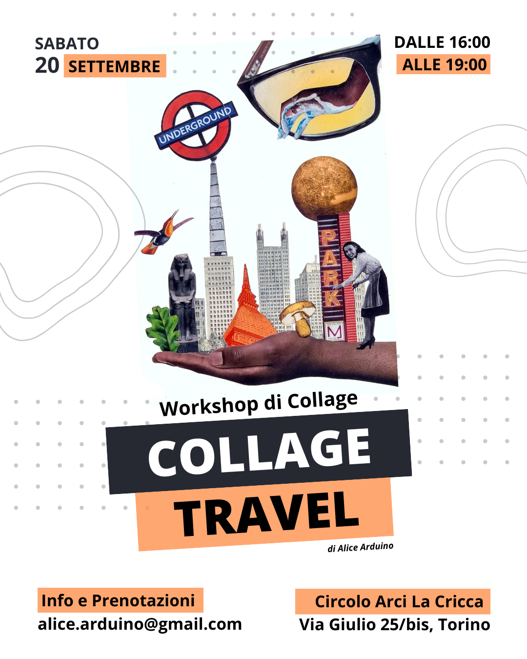 Collage Travel – Workshop di Collage