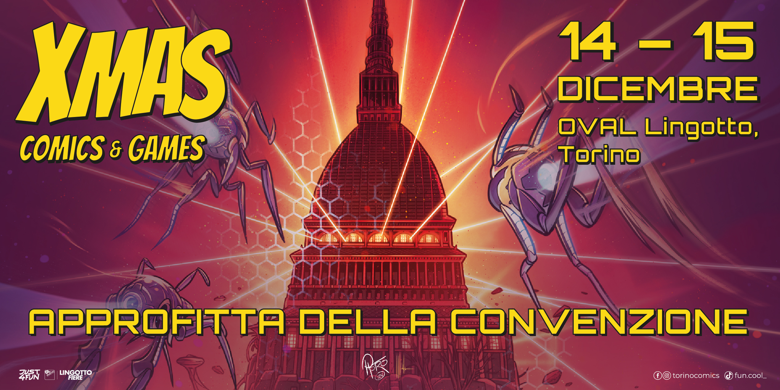 XMAS Comics - il 14 e il 15 dicembre all'Oval Lingotto Fiere