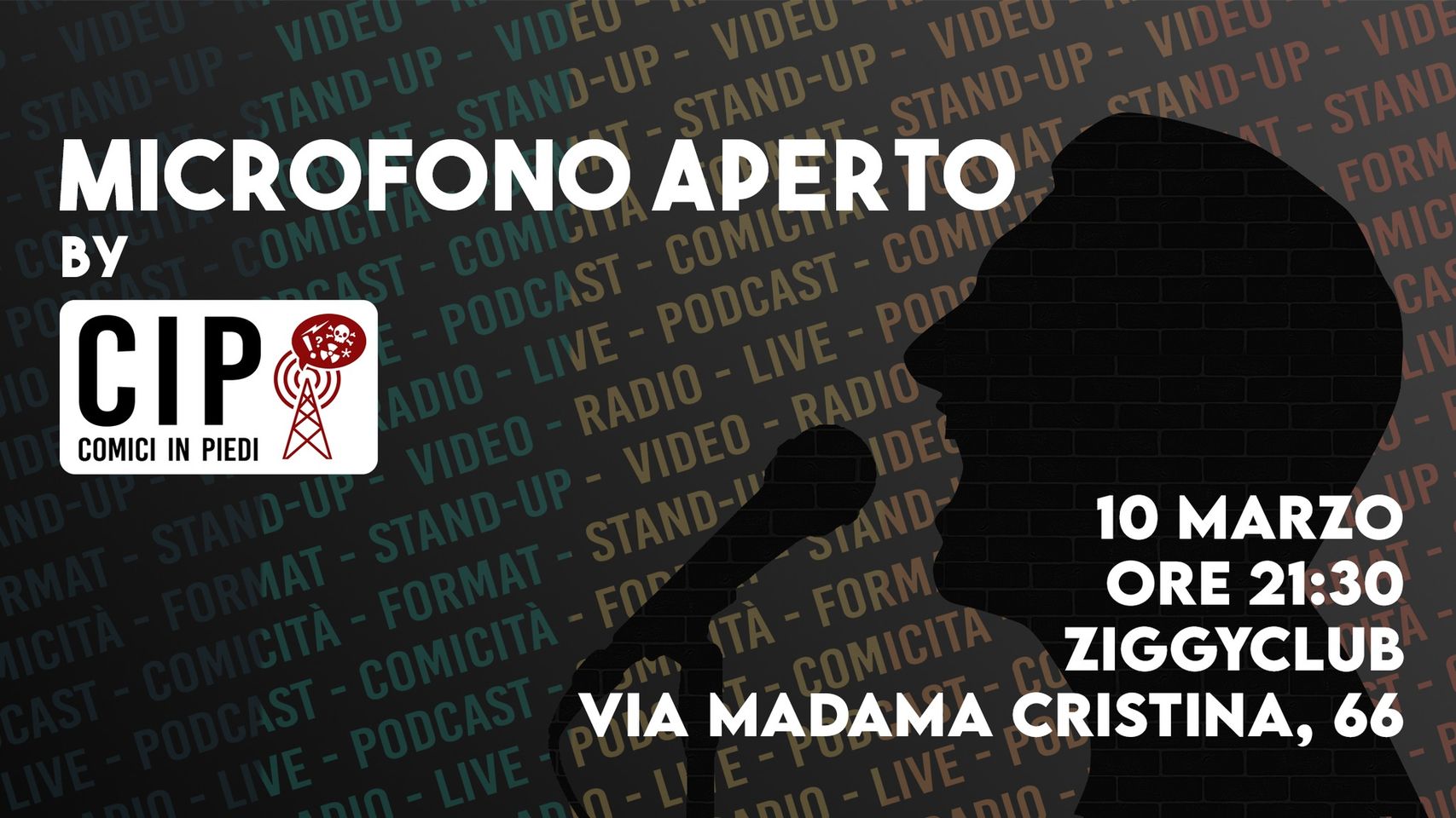 Microfono Aperto dei Comici in Piedi