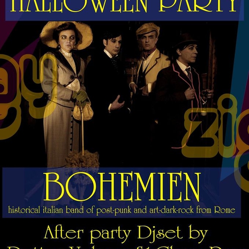 BOHEMIEN (from Rome) + Halloween Party DJset By Dott. Volume & Clean Pee
