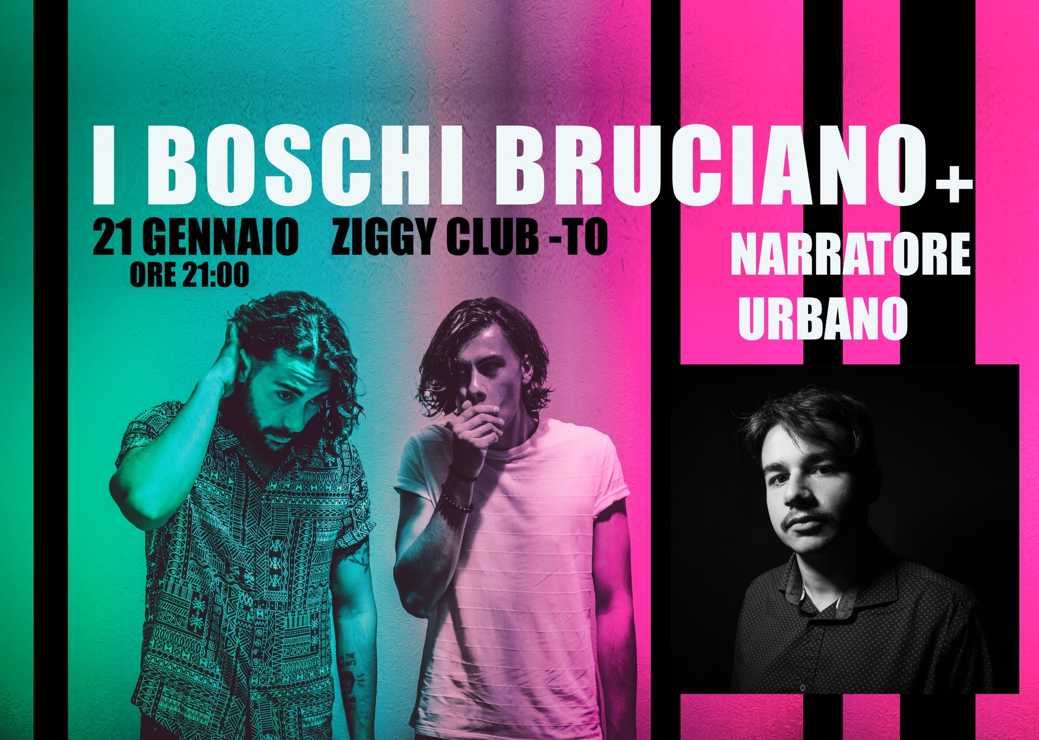 I BOSCHI BRUCIANO + NARRATORE URBANO